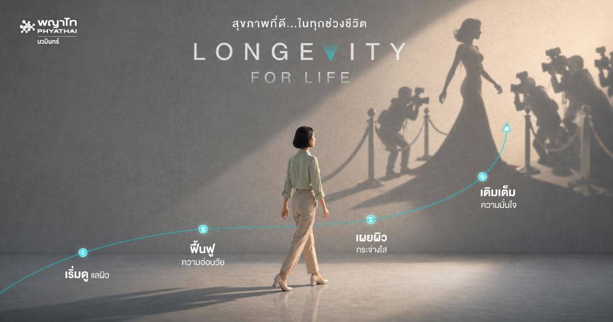 LONGEVITY BEAUTY ดูแลจากภายในสู่ภายนอก